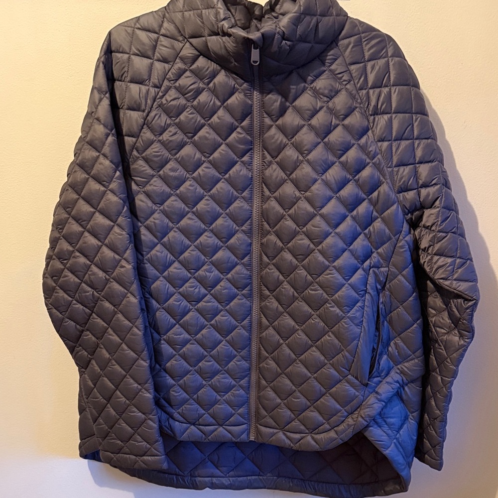 Athleta Quilted Purple Jacket